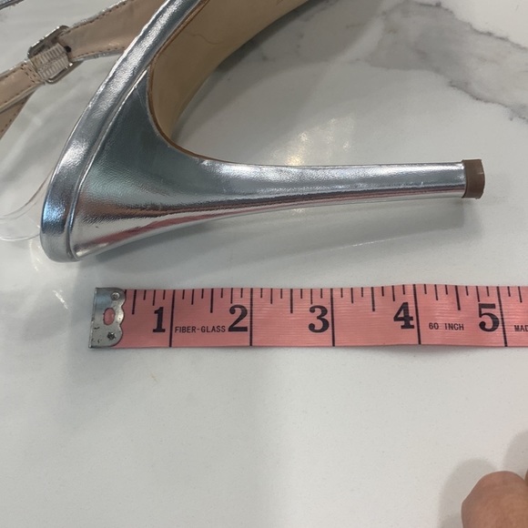 Guess Peep Toe Sling Back Huela2 Stiletto Heels Size 9M - Picture 8 of 13